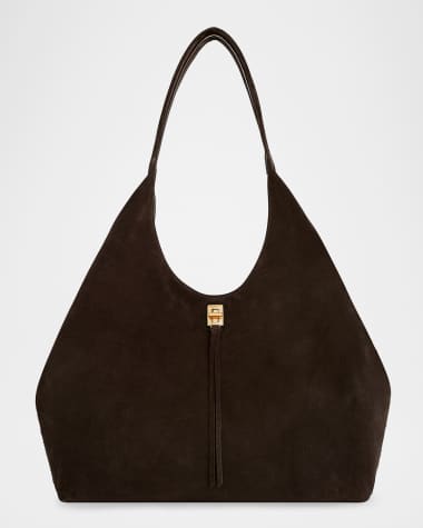 Rebecca Minkoff Darren Signature Suede Shoulder Bag