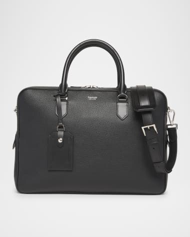 TOM FORD Men's Elliot Soft Grain Leather Briefcase Bag
