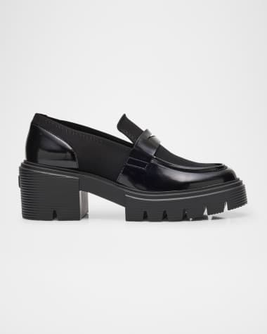 Stuart Weitzman Soho Leather Casual Penny Loafers