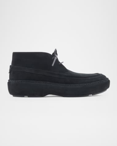 Giorgio Armani Men's Suede Low Chukka Boots