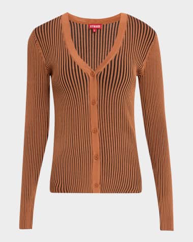 STAUD Cargo Ribbed Cardigan