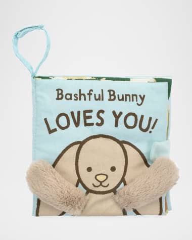Jellycat Bashful Bunny Loves You Fabric Crinkle Book