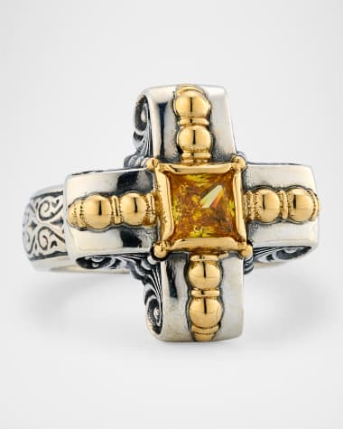 Konstantino Karia Grace Yellow Spinel Ring