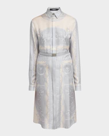 Versace Barocco Foulard Coupe des Dieux Dress