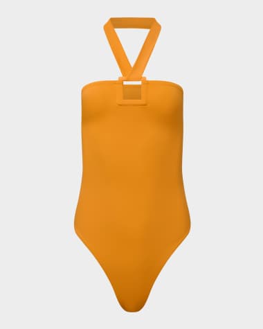 Onia Tricot Poppy One-Piece Swimsuit