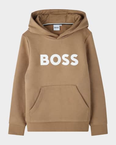BOSS Boy's Logo-Print Hoodie, Size 6-12
