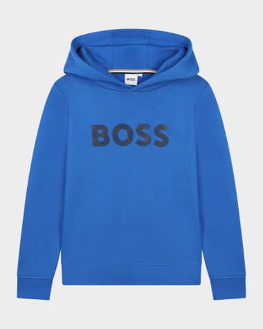 BOSS Boy's Logo-Print Hoodie, Size 6-12