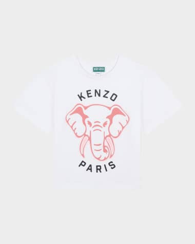 Kenzo Girl's Logo-Print Graphic T-Shirt, Size 2-5