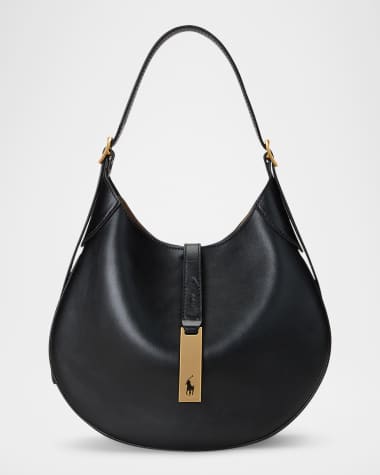 Polo Ralph Lauren Small Sport Leather Shoulder Bag
