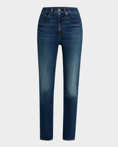 Rag & Bone Flexi Wren High-Rise Slim Straight Jeans