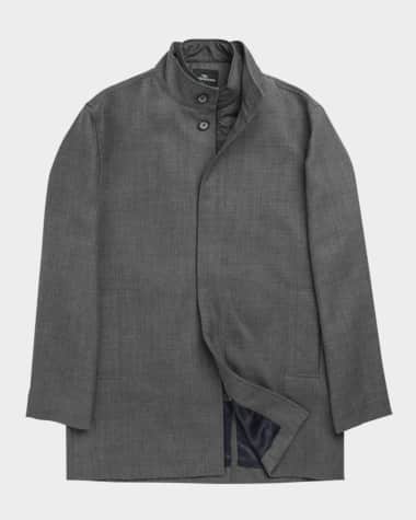 Rodd & Gunn Men's Mackford 2in1 Twill Quilted Vest Jacket