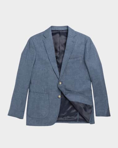 Rodd & Gunn Men's Thorton Wool Hopsack Sports Fit Jacket