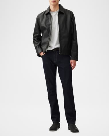 Rodd & Gunn Men's Haymarket Leather Jacket