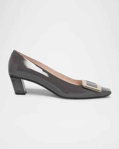 Roger Vivier Belle Vivier Patent Buckle Pumps