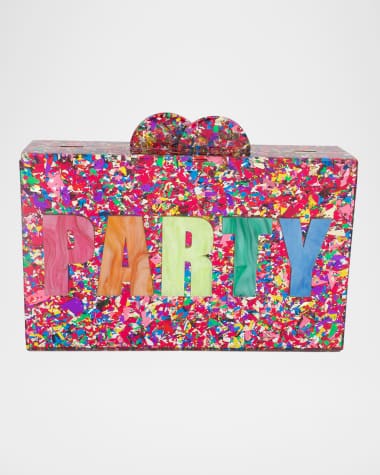 Bari Lynn Girl's Confetti Clutch