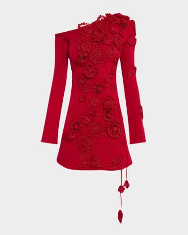 Cult Gaia Kaela Crochet Mini Dress