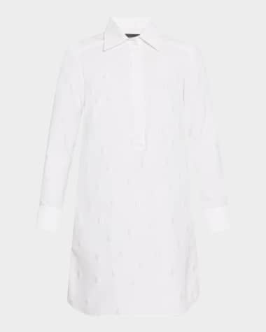 Brandon Maxwell The Lola Polo Tunic Shirt Dress