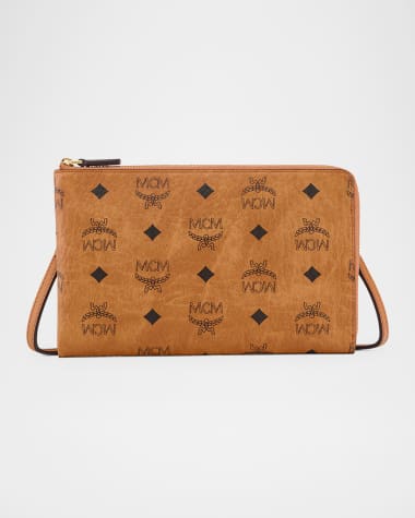 MCM Men's Ottomar Visetos Travel Zip Pouch