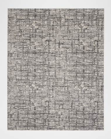 Calvin Klein Rush Ivory/Grey Power-Loomed Rug, 8' x 10'