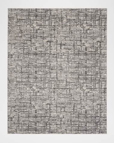 Calvin Klein Rush Ivory/Grey Power-Loomed Rug, 10' x 14'