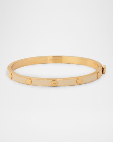 Tory Burch Miller Stud 5mm Enamel Hinge Bracelet