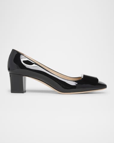 TOM FORD Audrey Patent Bow Ballerina Pumps