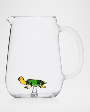 ICHENDORF Animal Farm Turtle Pitcher, 57.5 oz.