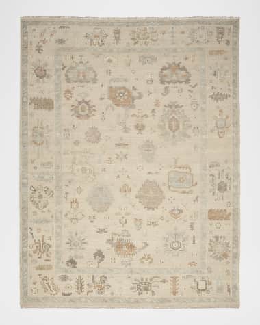 Nourison Whispers Beige Hand-Knotted Rug, 9' x 12'