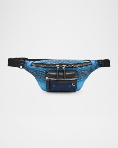 MCM Men's Fursten Mesh and Neoprene Belt Bag
