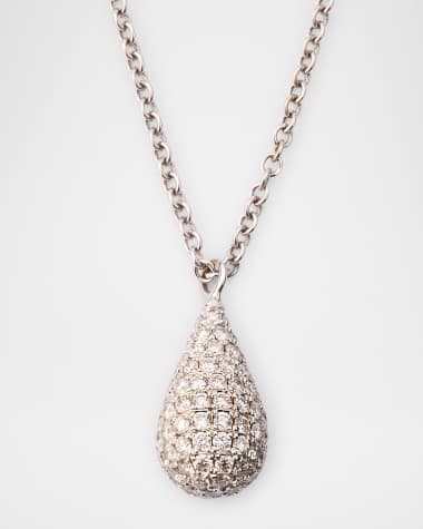 Rahaminov Diamonds 18K White Gold Round Diamond Pendant