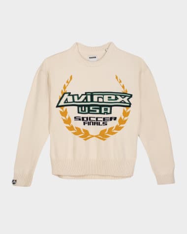AVIREX Men's Soccer League Sweater