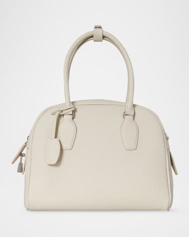 THE ROW India Top-Handle Bag in Grain Leather