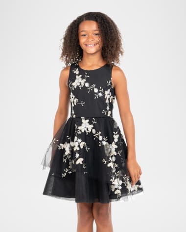 Girls size 7 black dress online