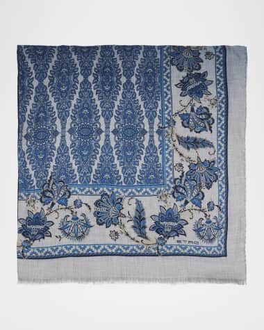 Etro Men's Patterned Modal Scarf