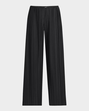 THE ROW Gala Wide-Leg Pleated Pants