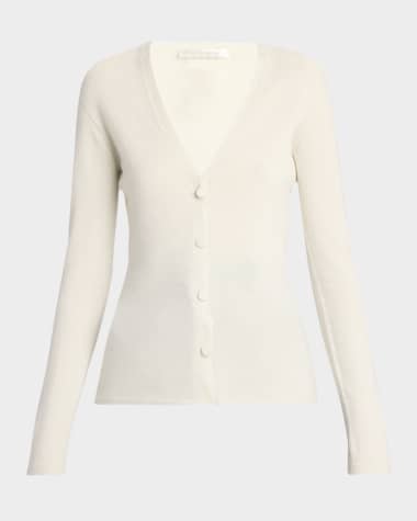 THE ROW Imperia V-Neck Cashmere Cardigan
