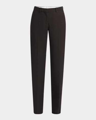 THE ROW Selvie Skinny Leg Wool Pants