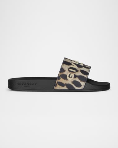 Givenchy Logo Slide Sandals
