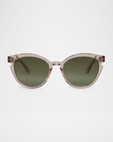 AHLEM Menilmontant Acetate & Nylon Cat-Eye Sunglasses