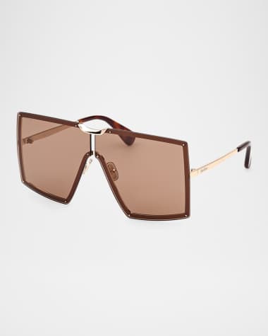 Max Mara Shield Metal Sunglasses