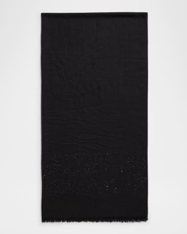 Sofia Cashmere Cashemere Lightweight Scarf W/ Sequins