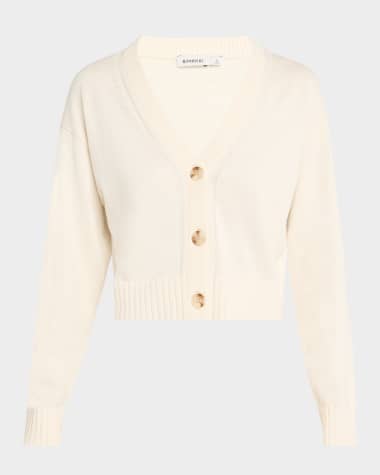SIMKHAI Cashmere Cropped Cardigan