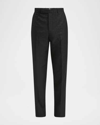 Givenchy Men's Monogram Jacquard Tuxedo Pants