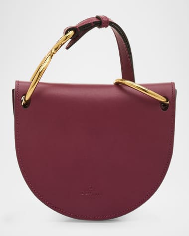 Il Bisonte Consuelo Ring Flap Leather Crossbody Bag