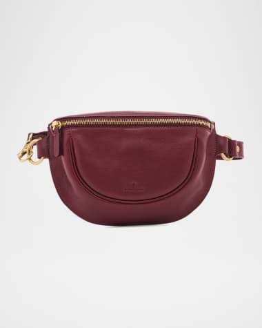 Il Bisonte Oliveta Zip Leather Belt Bag