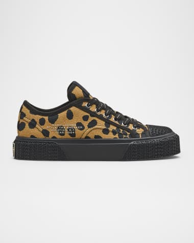 Marc Jacobs The Zebra Canvas Low-Top Sneakers
