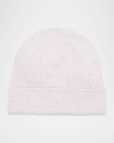Carolyn Rowan Cashmere Embellished Beanie