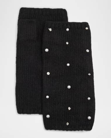 Carolyn Rowan Cashmere Short Fingerless Gloves