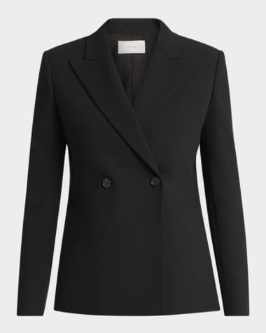 THE ROW Wallis Double-Breasted Blazer Jacket