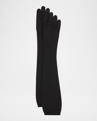 THE ROW Ivot Cashmere Long Gloves